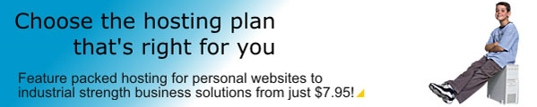 Choose the hosting plan that's right for you!